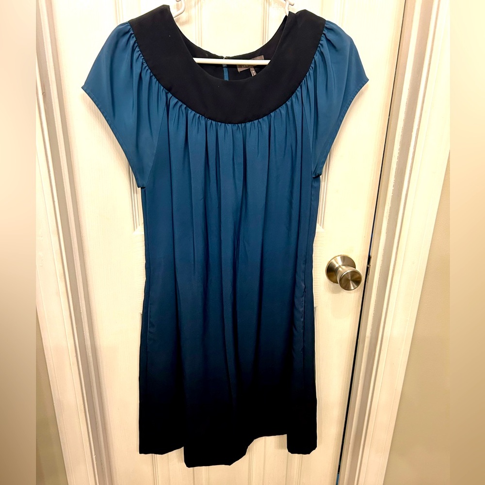 Ombré Teal to Navy Size Medium Dress